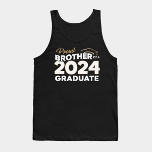 Graduation 2024 for family Proud Brother Graduate Class of 2024 Senior Tank Top